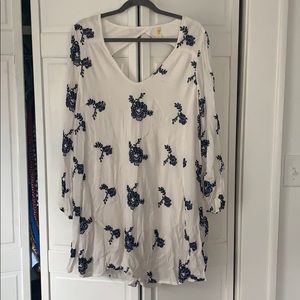 Long Sleeve Embroidered Dress